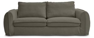 Zielona sofa do spania/rozkładana 216 cm Archimede – Bobochic Paris