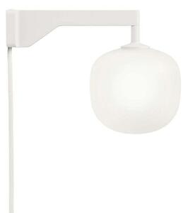 Lampa Ścienna Muuto, biały, salon, szkło