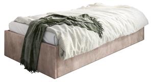 Beżowe tapicerowane łóżko tapczan Lenny 6X - 3 rozmiary
