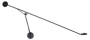 Lampa Ścienna DCW, czarny, salon, aluminium