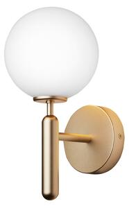 Lampa Ścienna Nuura Aps, Miira Wall, ściemnialny, złoty | mosiężny, salon, metal, design