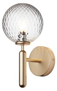 Lampa Ścienna Nuura Aps, Miira Wall, ściemnialny, złoty | mosiężny, salon, metal, design