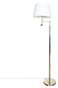 Lampa Podłogowa By Rydéns, Orlando, złoty | mosiężny, salon, metal