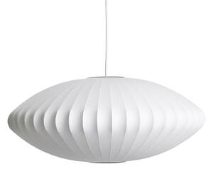 Lampa Wisząca HAY, Nelson Saucer Bubble, ściemnialny, biały, salon, tworzywo sztuczne, design