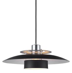 Lampa Wisząca Halo Design, czarny, salon, metal