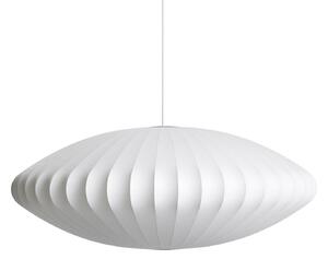 Lampa Wisząca HAY, Nelson Saucer Bubble, ściemnialny, biały, salon, tworzywo sztuczne, design