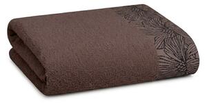 Brązowy bawełniany ręcznik frotte 50x100 cm Valencia – My House