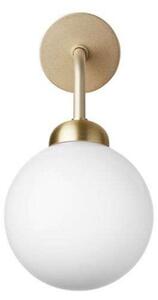 Lampa Ścienna Nuura Aps, Apiales, ściemnialny, złoty | mosiężny, salon, szkło, skandynawski