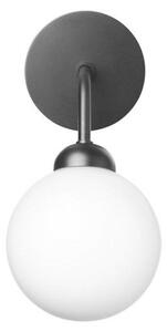 Lampa Ścienna Nuura Aps, Apiales, ściemnialny, czarny, salon, szkło, skandynawski