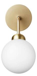 Lampa Ścienna Nuura Aps, Apiales, ściemnialny, złoty | mosiężny, salon, szkło, skandynawski