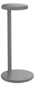 Lampa Stołowa FLOS, ściemnialny, szary, salon, aluminium