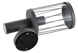 Zewnętrzna Lampa Lindby, Yonan, czarny, taras, metal, nowoczesny