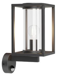 Zewnętrzna Lampa Lucande, Ferda, ściemnialny, czarny, taras, aluminium, nowoczesny