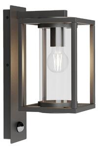 Zewnętrzna Lampa Lucande, Ferda, ściemnialny, czarny, taras, aluminium, nowoczesny