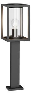 Zewnętrzna Lampa Lucande, Ferda, ściemnialny, czarny, taras, aluminium, nowoczesny