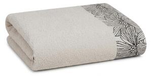 Bawełniany ręcznik frotte w kolorze kości słoniowej 50x100 cm Valencia – My House