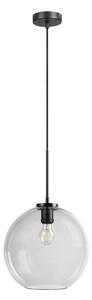 Lampa Wisząca Dyberg Larsen, Loop, ściemnialny, czarny, salon, szkło