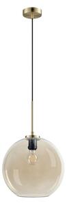 Lampa Wisząca Dyberg Larsen, Loop, ściemnialny, złoty | mosiężny, salon, szkło