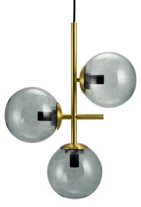 Lampa Wisząca Dyberg Larsen, Como, ściemnialny, złoty | mosiężny, kuchnia, szkło