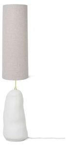 Lampa Podłogowa ferm LIVING, biały, salon, tkanina | tekstylia