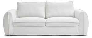 Biała sofa do spania/rozkładana 216 cm Archimede – Bobochic Paris