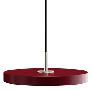 Asteria Lampa Wisząca Mini Ruby Red/Steel Top