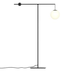 Lampa Podłogowa Luceplan, czarny, salon, metal