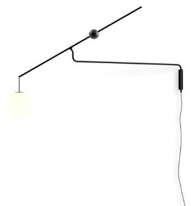 Lampa Ścienna Luceplan, czarny, metal