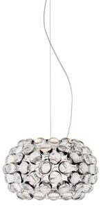 Lampa Wisząca Foscarini, transparentny, jadalnia, szkło