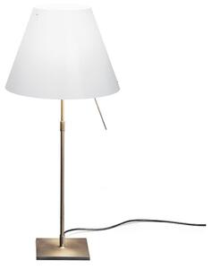 Lampa Stołowa Luceplan, ściemnialny, biały, salon, aluminium