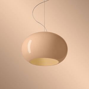 Lampa wisząca Foscarini Buds 2, cipria, E27, zawieszenie 350 cm