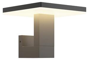 Zewnętrzna Lampa Lucande, Olesia, czarny, taras, aluminium, nowoczesny