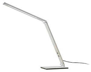 Lampa Stołowa Lucande, Nicano, ściemnialny, metaliczny, gabinet | pracownia, metal, nowoczesny