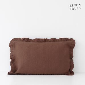 Lniana poszewka na poduszkę 50x60 cm Chocolate – Linen Tales