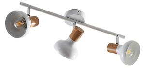 Lampa Sufitowa Lindby, Fridolin, ściemnialny, biały, kuchnia, metal, nowoczesny