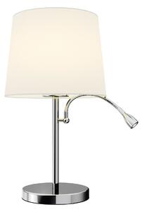 Lampa Stołowa Lindby, Benjiro, metaliczny, salon, tkanina | tekstylia, nowoczesny