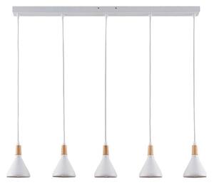 Lampa Wisząca Lindby, Arina, ściemnialny, biały, salon, metal, nowoczesny