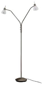 Lampa Podłogowa Lindby, Gwendolin, metaliczny, salon, metal, nowoczesny