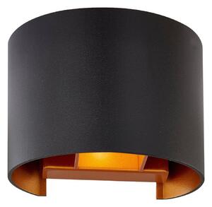 Lampa Ścienna Arcchio, Zuzana, ściemnialny, czarny, salon, aluminium, nowoczesny