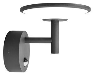 Zewnętrzna Lampa Lucande, Fenia, czarny, taras, aluminium, nowoczesny