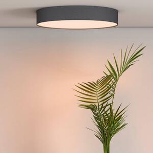 Calex Inteligentna lampa sufitowa Smart Fabric, możliwość ściemniania, czarny, salon / jadalnia, tworzywo sztuczne, nowoczesny