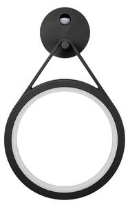 Zewnętrzna Lampa Lucande, Mirco, czarny, metal, nowoczesny