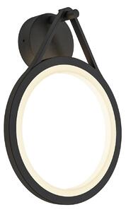 Zewnętrzna Lampa Lucande, Mirco, czarny, taras, metal, nowoczesny
