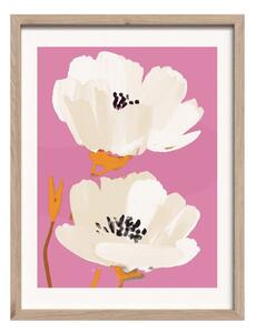 Obraz drukowany z ramą w zestawie 30x40 cm Peony Bloom – Styler