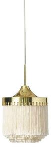 Lampa Wisząca Warm Nordic, Fringe, ściemnialny, beżowy, salon, metal, vintage