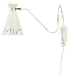 Lampa Ścienna Warm Nordic, Cone, biały, salon, metal, vintage