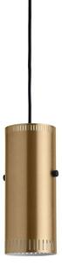 Lampa Wisząca Warm Nordic, Trombone Cylinder, ściemnialny, złoty | mosiężny, salon, metal, design