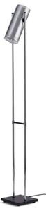 Lampa Podłogowa Warm Nordic, Trombone, metaliczny, salon, aluminium, design