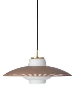 Lampa Wisząca Warm Nordic, Opal Shade, ściemnialny, brąz rdzawy, jadalnia, metal, skandynawski