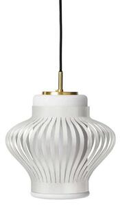 Lampa Wisząca Warm Nordic, Opal Lamella, ściemnialny, biały, jadalnia, metal, vintage
